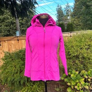 Athleta Fuchsia Hooded Ski Jacket